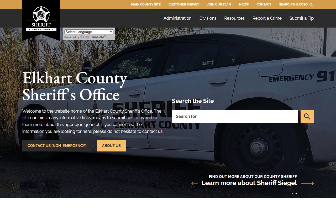 Goshen Police Department public resources and records