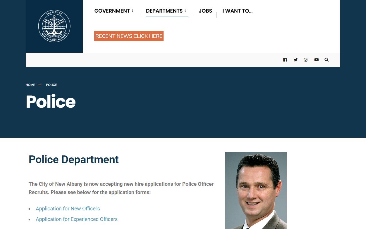 New Albany Police Department community resources