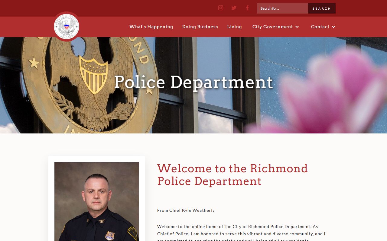 Richmond Police Department public records information