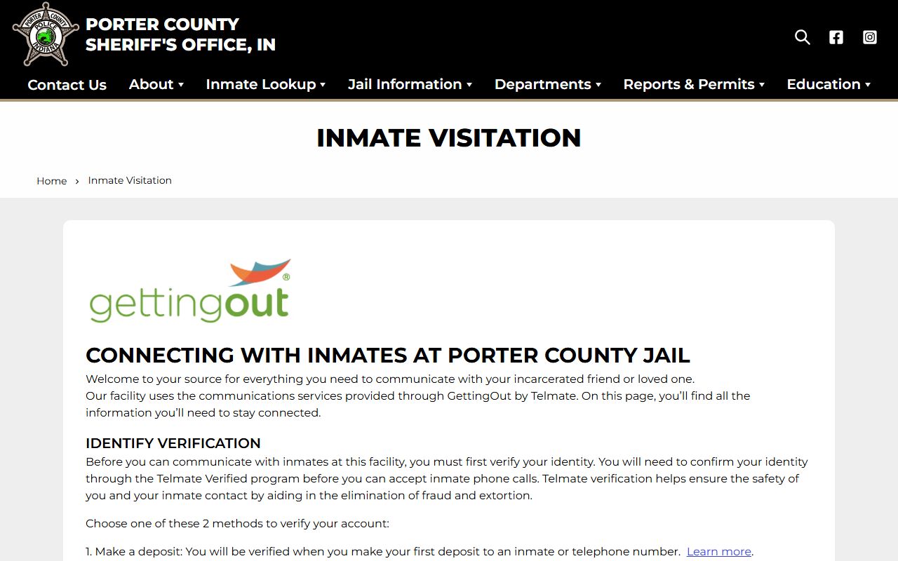 Valparaiso Police Department records and public information