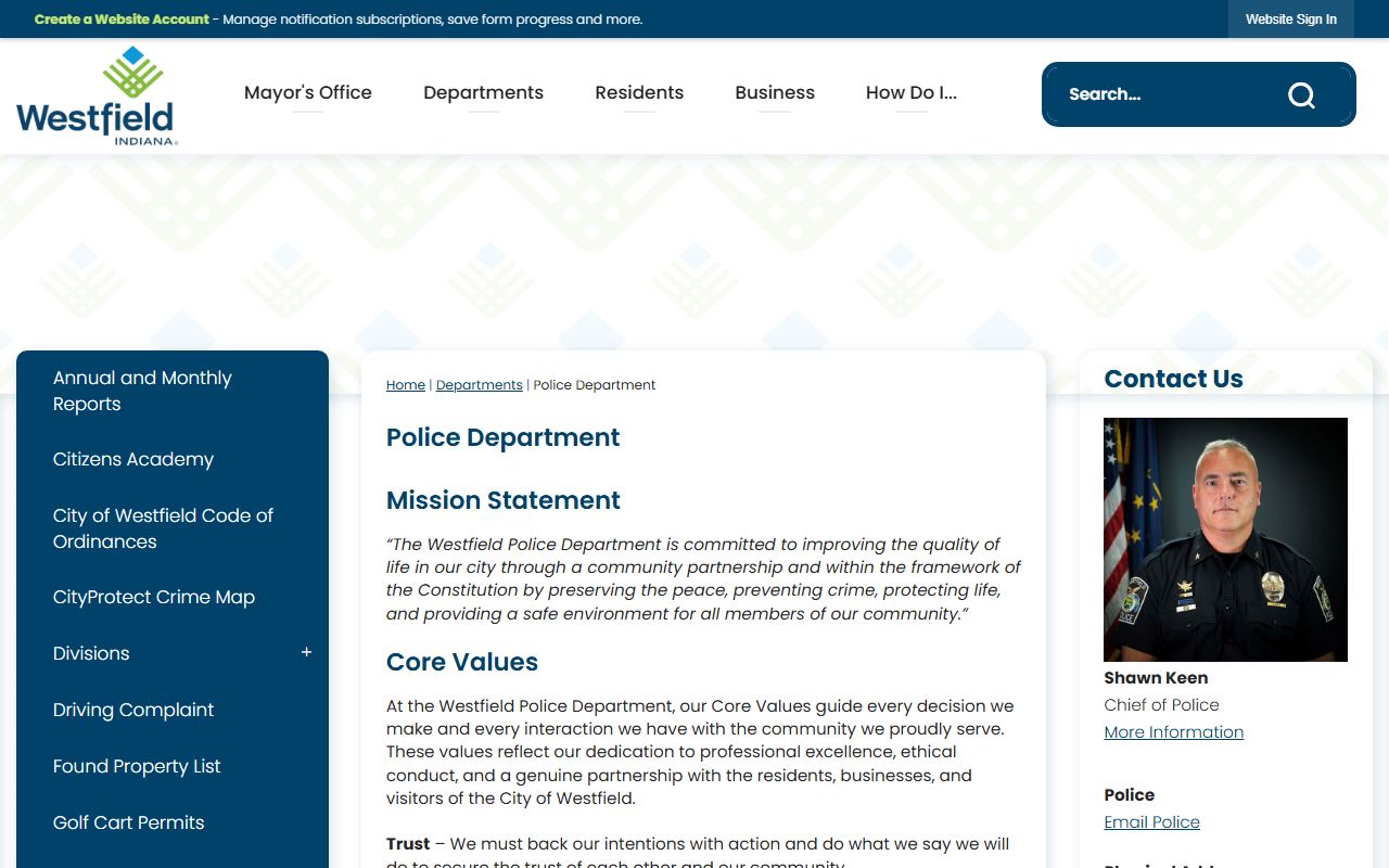 Hamilton County inmate lookup portal used for Westfield booking records in Indiana