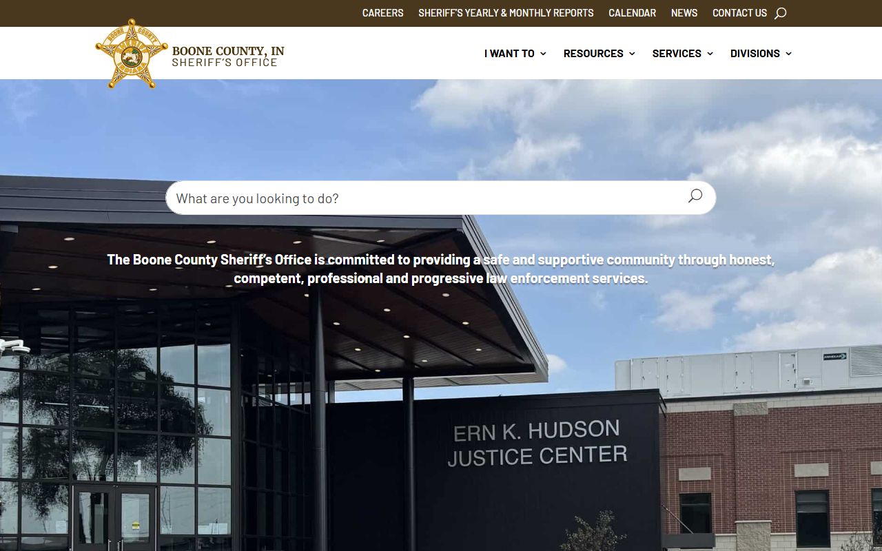 Boone County Sheriff inmate lookup screenshot for Zionsville Indiana 72 hour booking records