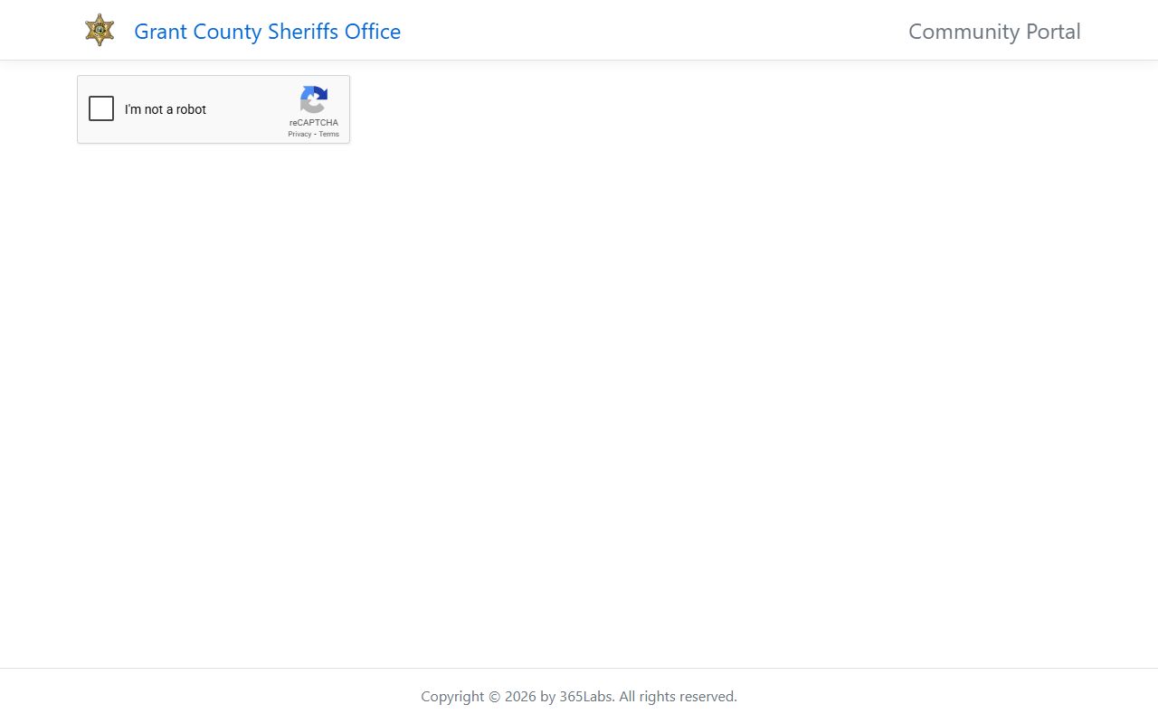 Third-party Grant County inmate list for 72 hour booking data in Marion Indiana