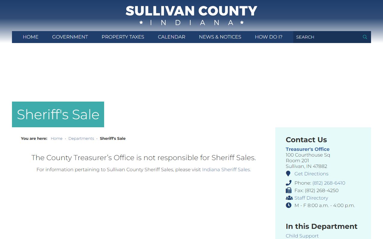 Sullivan County public records topic page for booking records and inmate information in Sullivan Indiana